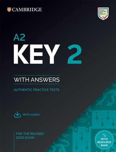 Front Cover Of A2 Key 2 Student's Book with Answers with Audio with Resource Bank