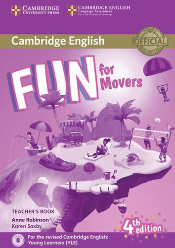 Front Cover Of Fun for Movers Teacher's Book with Downloadable Audio