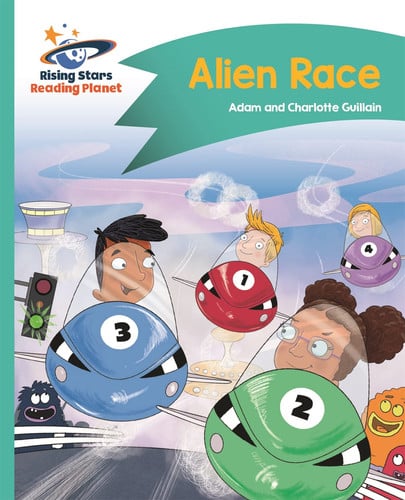 Front Cover Of Rp - Alien Race! - Turquoise: Comet Street Kids