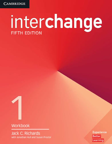Front Cover Of Interchange Level 1 Workbook