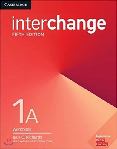 Front Cover Of Interchange Level 1A Workbook