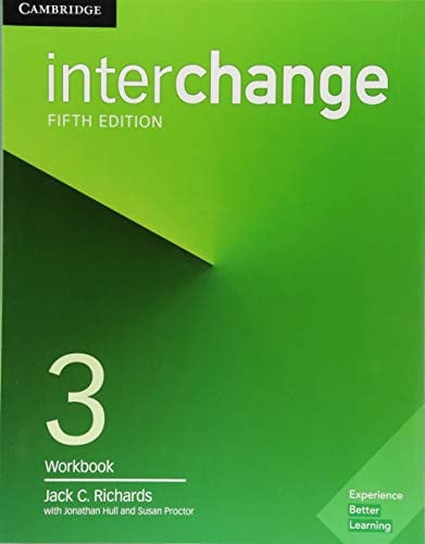 Front Cover Of Interchange Level 3 Workbook