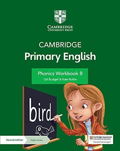 Front Cover Of Cambridge Primary English Phonics Workbook B with Digital Access (1 Year)