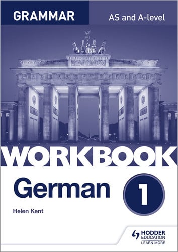 Front Cover Of German A-Level Grammar Workbook 1