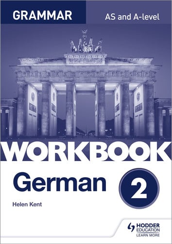 Front Cover Of German A-Level Grammar Workbook 2