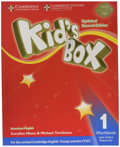 Front Cover Of Kid's Box Level 1 Workbook with Online Resources American English
