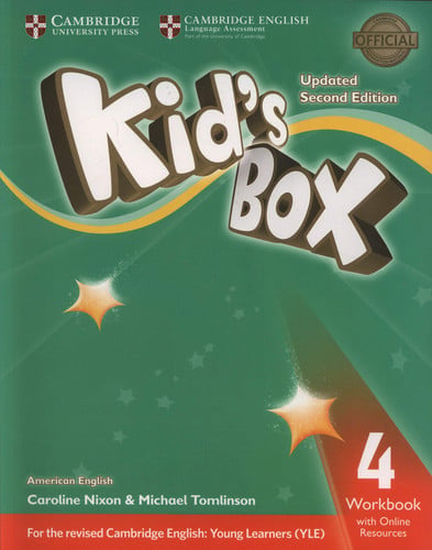 Front Cover Of Kid's Box Level 4 Workbook with Online Resources American English