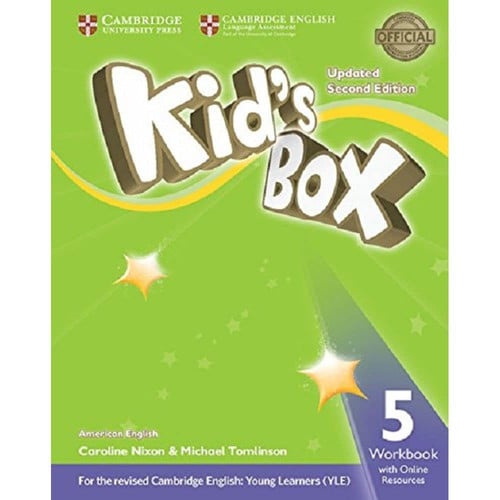 Front Cover Of Kid's Box Level 5 Workbook with Online Resources American English