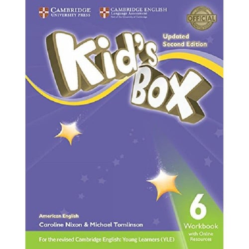 Front Cover Of Kid's Box Level 6 Workbook with Online Resources American English