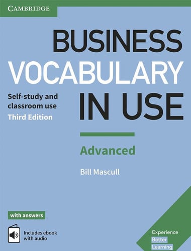 Front Cover Of Business Vocabulary in Use Advanced Book with Answers and Enhanced ebook