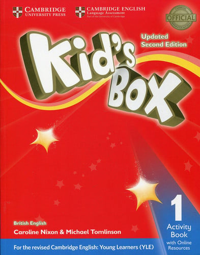 Front Cover Of Kid's Box Level 1 Activity Book with Online Resources British English