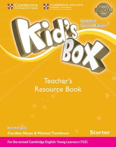 Front Cover Of Kid's Box Starter Teacher's Resource Book with Online Audio British English