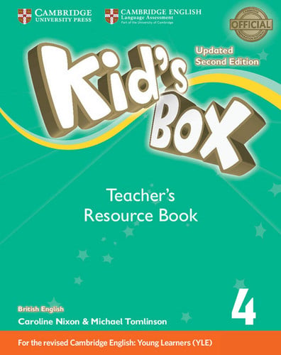 Front Cover Of Kid's Box Level 4 Teacher's Resource Book with Online Audio British English