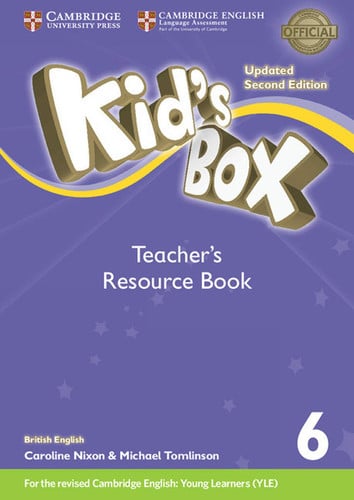 Front Cover Of Kid's Box Level 6 Teacher's Resource Book with Online Audio British English