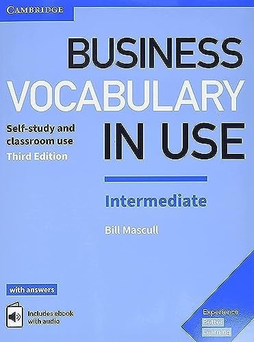 Front Cover Of Business Vocabulary in Use Intermediate Book with Answers and Enhanced ebook