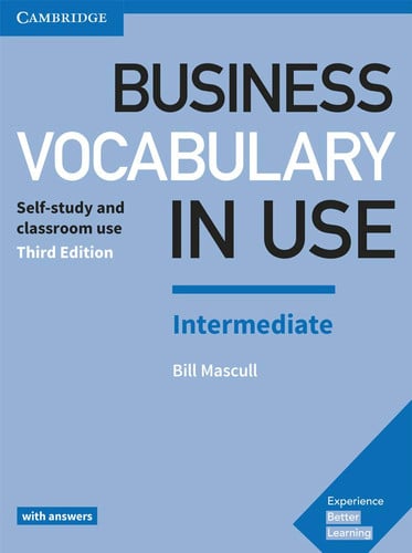 Front Cover Of Business Vocabulary in Use Intermediate Book with Answers