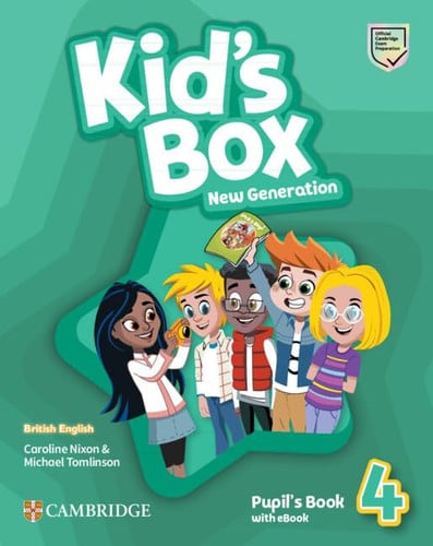 Front Cover Of Kid s Box New Generation Level 4 Pupil's Book with eBook British English