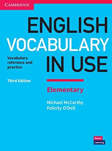 Front Cover Of English Vocabulary in Use Elementary Book with Answers