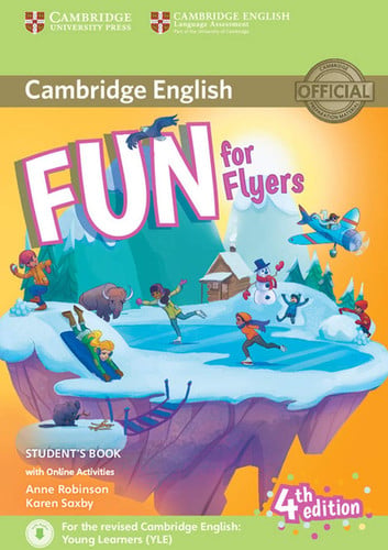 Front Cover Of Fun for Flyers Student's Book with Online Activities with Audio