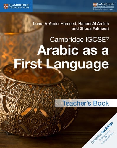 Front Cover Of Cambridge IGCSE™ Arabic as a First Language Teacher’s Book