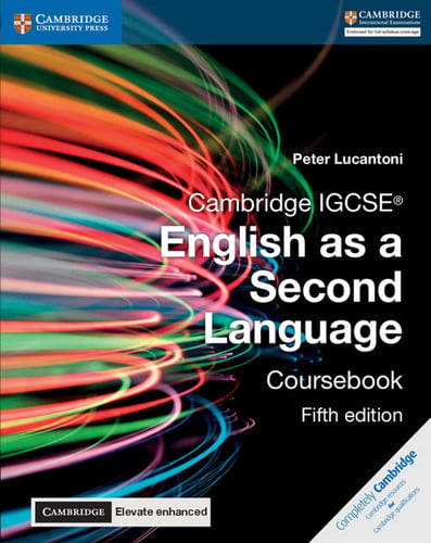 Front Cover Of Cambridge IGCSE™ English as a Second Language Fifth edition Coursebook with Digital Access (2 years)