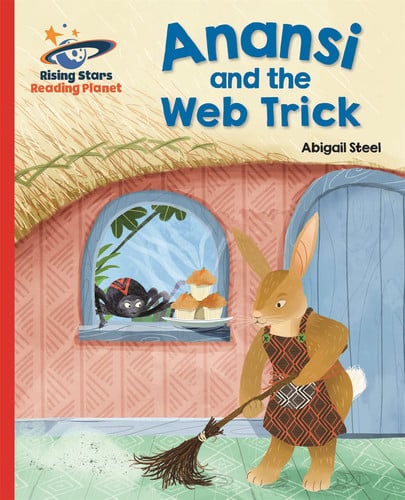 Front Cover Of Anansi And The Web Trick - Red A