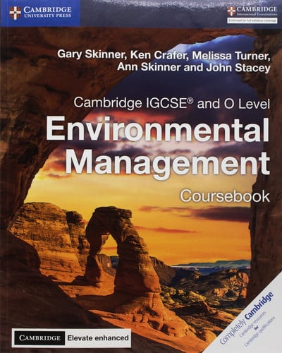 Front Cover Of Cambridge IGCSE™ and O Level Environmental Management Coursebook with Digital Access (2 years)