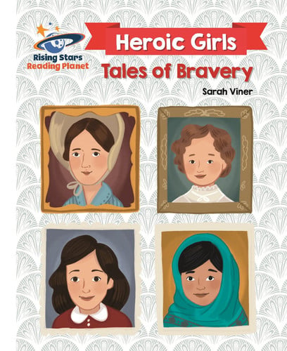 Front Cover Of Heroic Girls: Tales Of Bravery - White