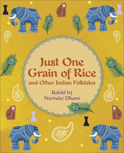 Front Cover Of Rp Ks2:Just One Grain Of Rice & Other Indian Folk