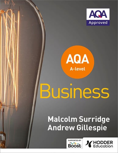 Front Cover Of Aqa A-Level Business