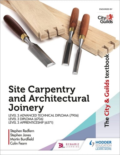 Front Cover Of City & Guilds Site Carpentry & Archit Joinery Lvl3