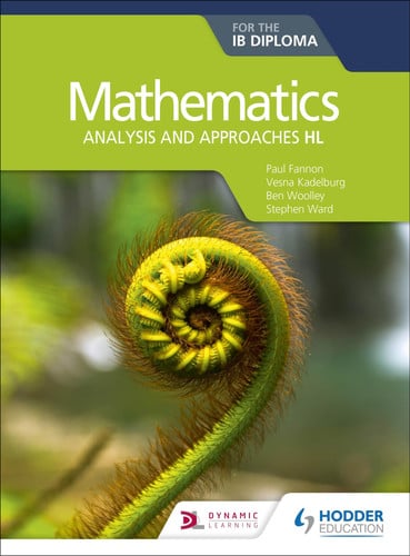 Front Cover Of Maths For The Ib Diploma: Analysis And Approaches