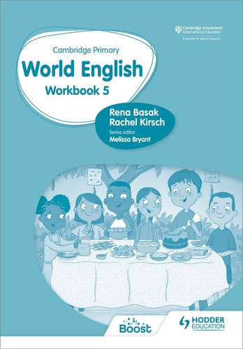 Front Cover Of Cambridge Primary World English Workbook 5
