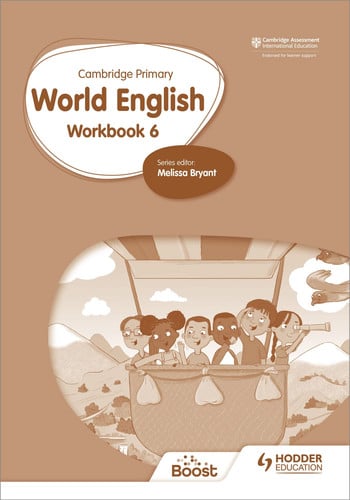 Front Cover Of Cambridge Primary World English Workbook 6