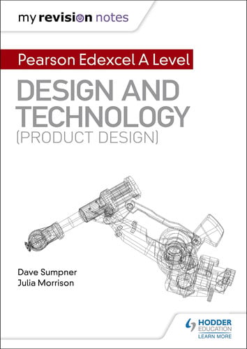 Front Cover Of Pearson Edexcel A Level Design And Technology
