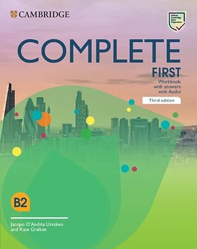 Front Cover Of Complete First Workbook with Answers with Audio