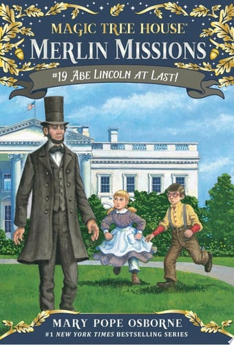 Front Cover Of Merlin Missions 19: Abe Lincoln at Last