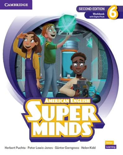 Front Cover Of Super Minds Level 6 Workbook with Digital Pack American English