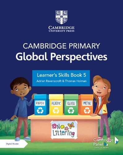 Front Cover Of Cambridge Primary Global Perspectives Learner's Skills Book 5 with Digital Access (1 year)