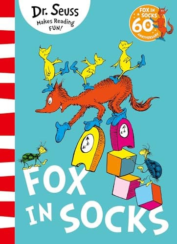 Front Cover Of Fox In Socks 60Th Anniv Ed Pb