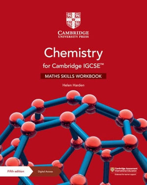 Front Cover Of Cambridge Chemistry for Cambridge IGCSE��� Maths Skills Workbook with Digital Access (2