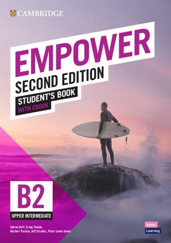 Front Cover Of Empower Upper intermediate B2 Student's Book with eBook