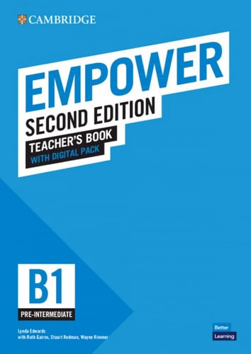 Front Cover Of Empower Pre intermediate B1 Teacher's Book with Digital Pack