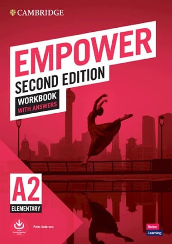 Front Cover Of Empower Elementary A2 Workbook with Answers