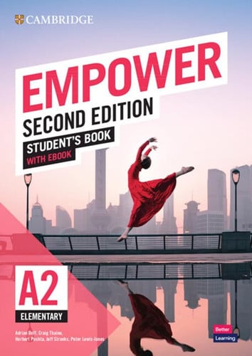 Front Cover Of Empower Elementary A2 Student's Book with eBook