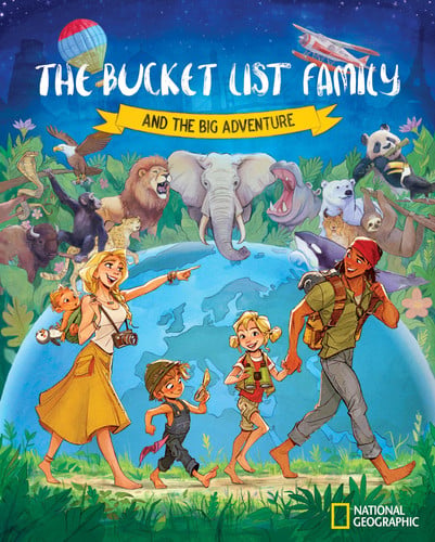 Front Cover Of Bucket List Family& the Big Adventure