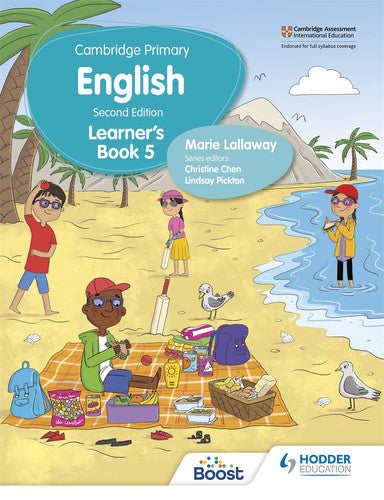 Front Cover Of Cambridge Primary English Learner'S Book 5