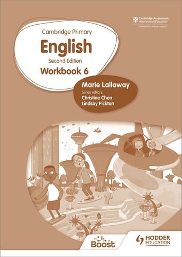 Front Cover Of Cambridge Primary English Workbook 6