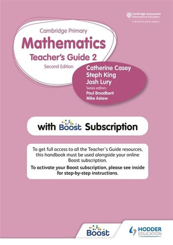 Front Cover Of Cambridge Primary Mathematics Teacher'S Guide 2