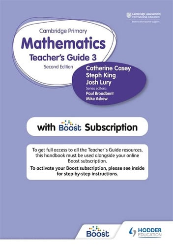 Front Cover Of Cambridge Primary Mathematics Teacher'S Guide 3